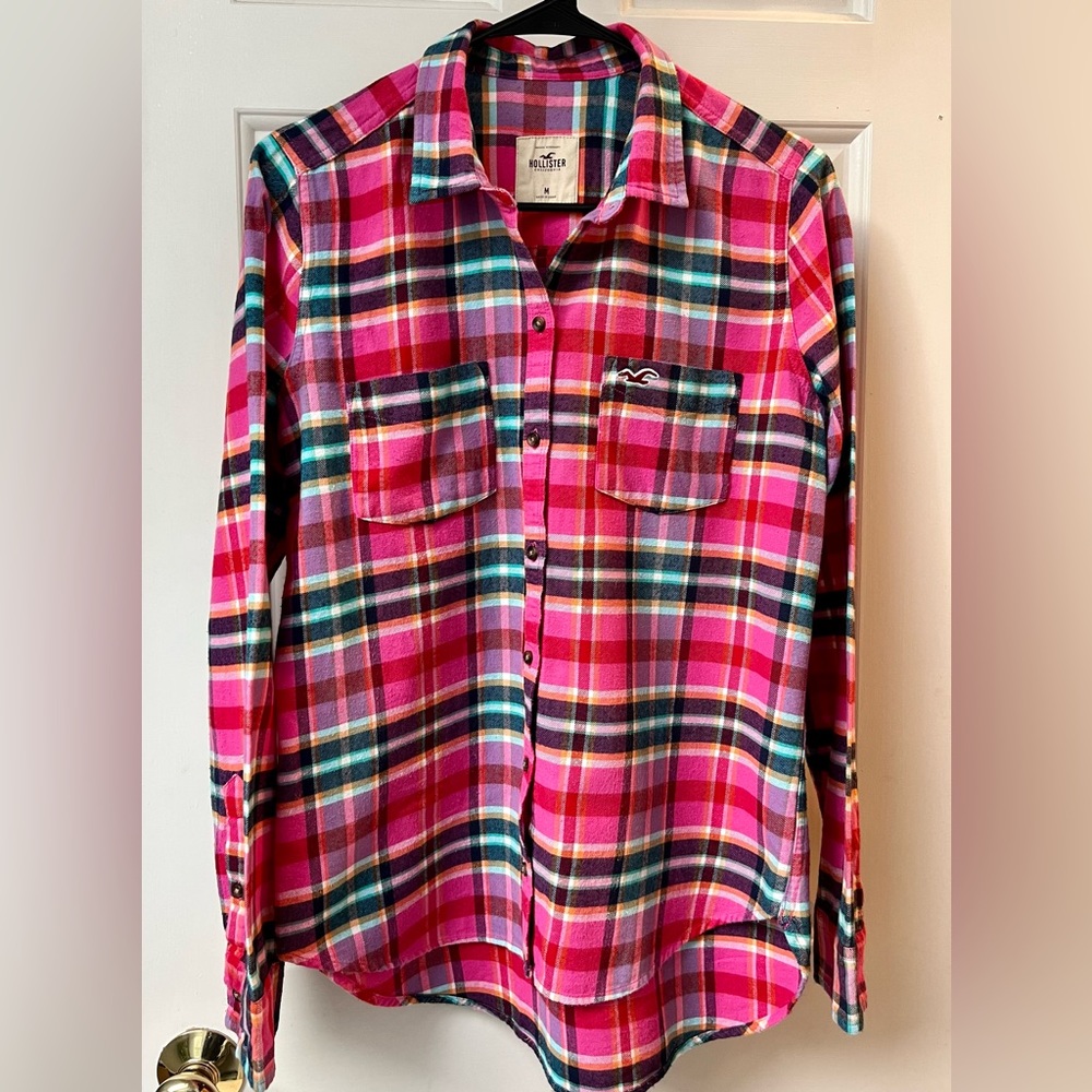 Hollister Button Down Cotton Shirt - Women’s Size M